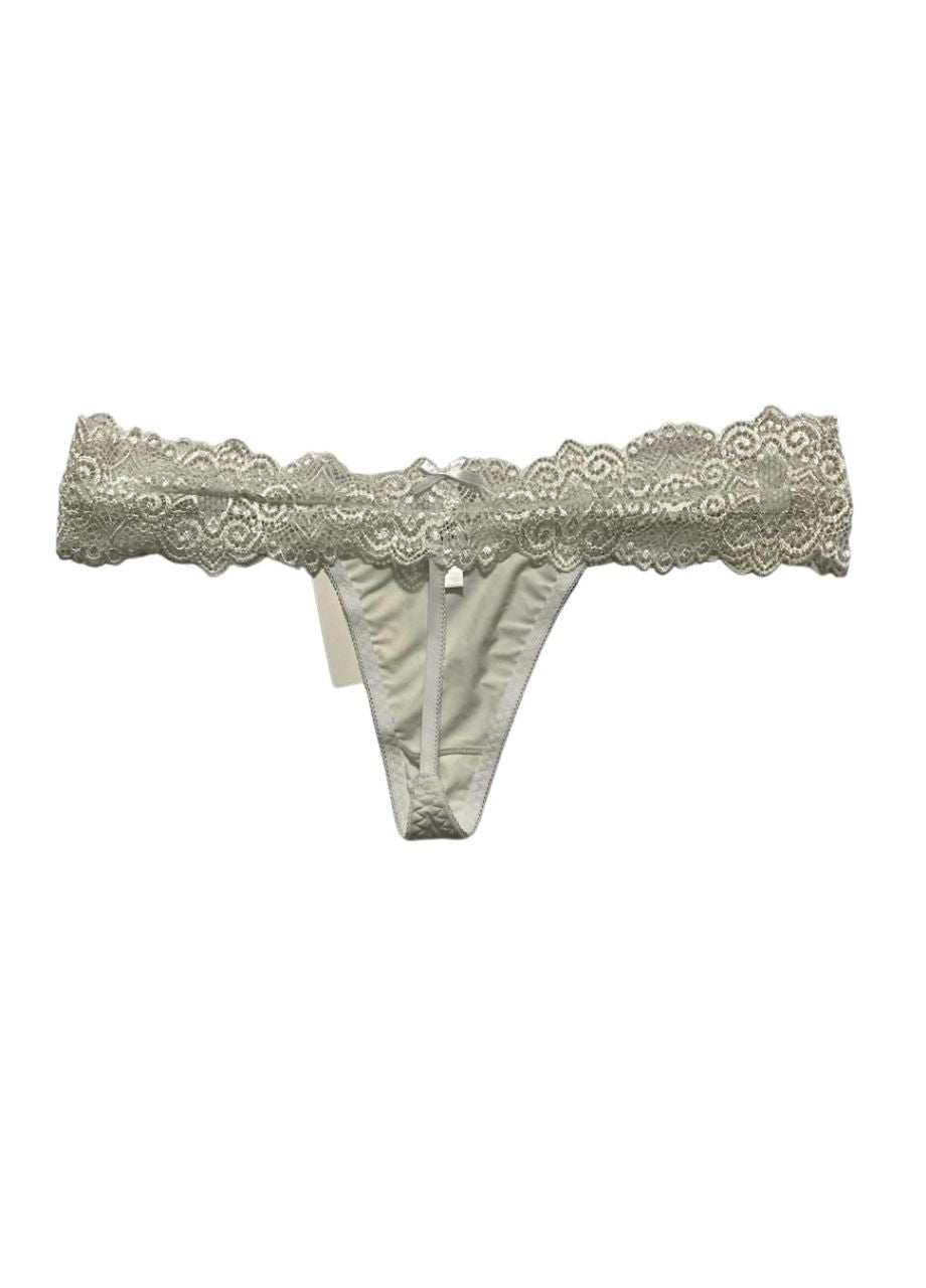 DREAMGIRL Soft Silky Microfiber panties WHITE XL