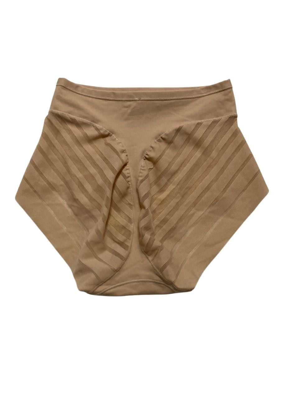 LEONISA High Waisted Invisible Tummy Control Shapewear GOLDEN BEIGE S