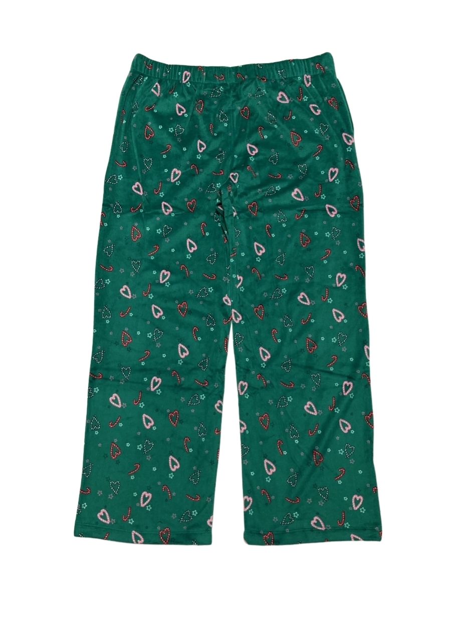 ROUDELAIN Velour Open Leg Pull-On Pants CURLY CANES