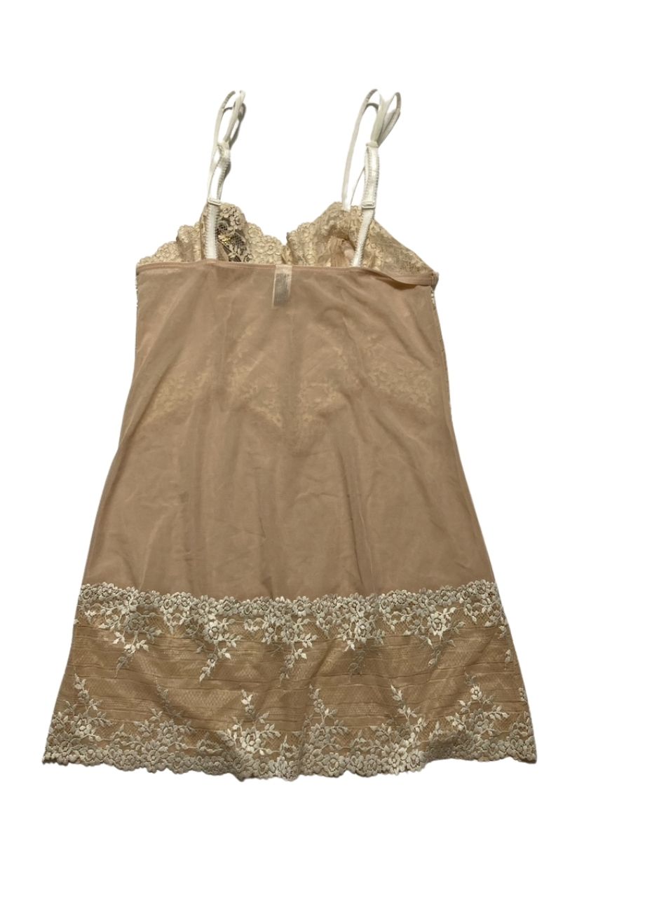 WACOAL Embrace Lace Sheer Mesh Chemise Lingerie IVORY M
