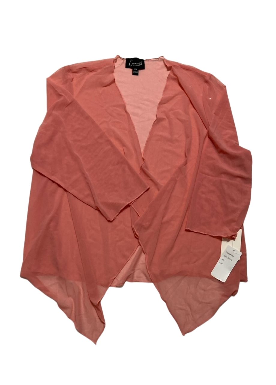 CONNECTED APPAREL long sleeve jacket PINK 18W