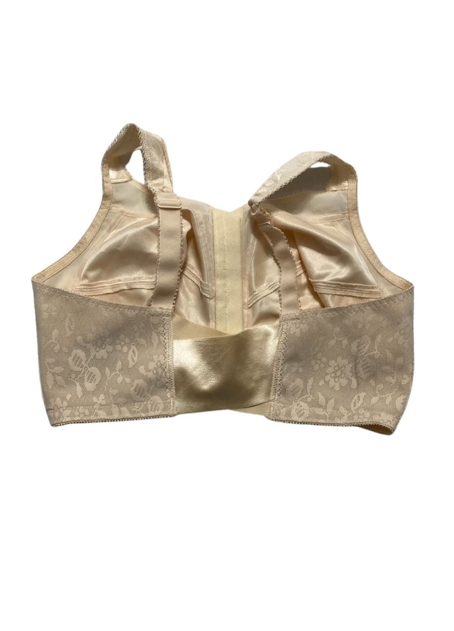 PLAYTEX 19 Hour Front-Close Wireless Bra LIGHT BEIGE 38DDD