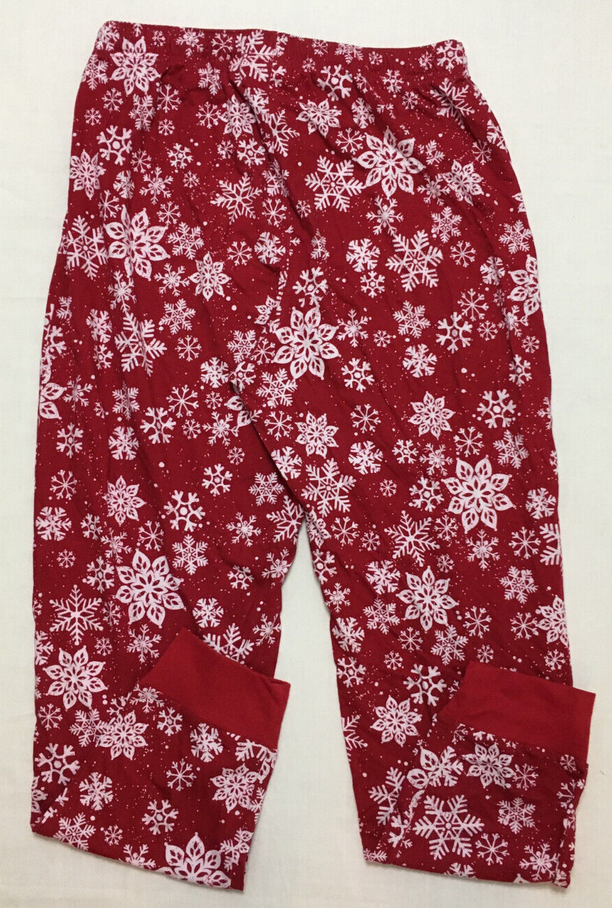 Family Pajamas Men Matching Merry Pajama Pants Red L
