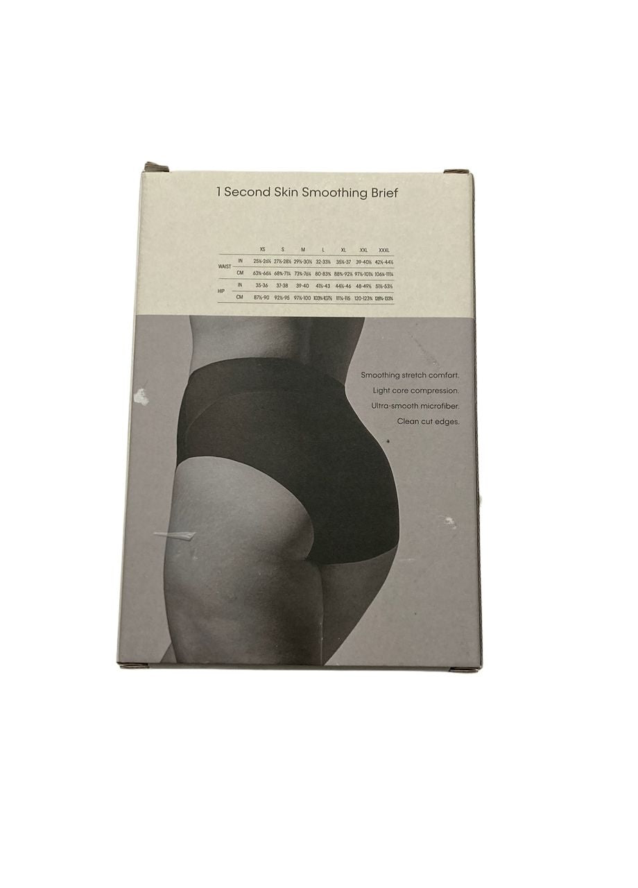 CALVIN KLEIN Shapewear Second Skin Smoothing High-waist Brief BLACK L