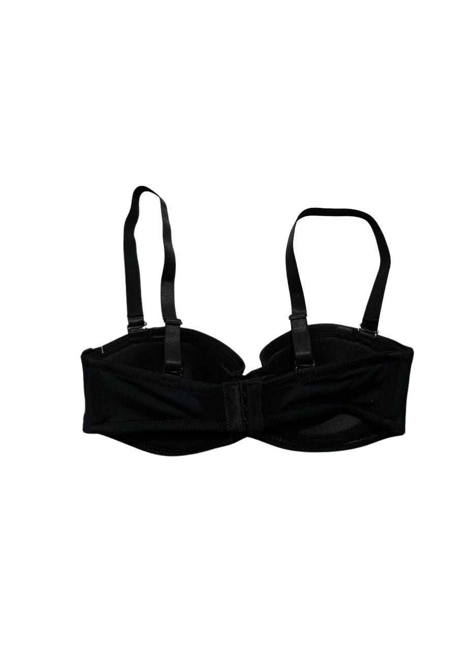 CAENIVAL Seamless Seven Way Convertible Bra BLACK 32B