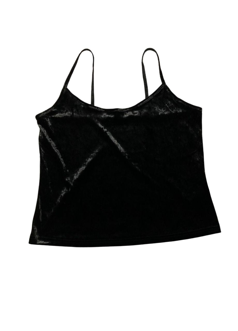 I.N.C 3-Pc.Crushed Velvet Black Pajama Set DEEP BLACK XL