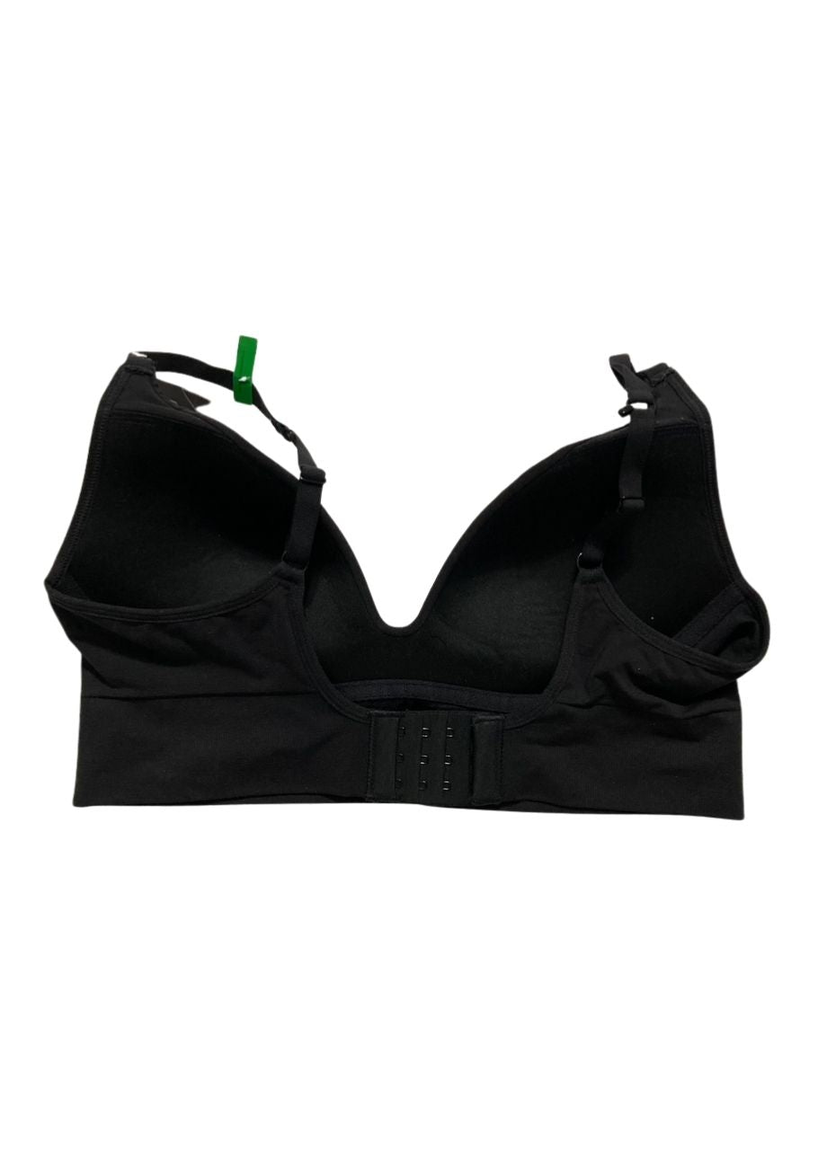 MAIDENFORM Push-up Bra, M Seamless Lift Longline Bralettes BLACK L