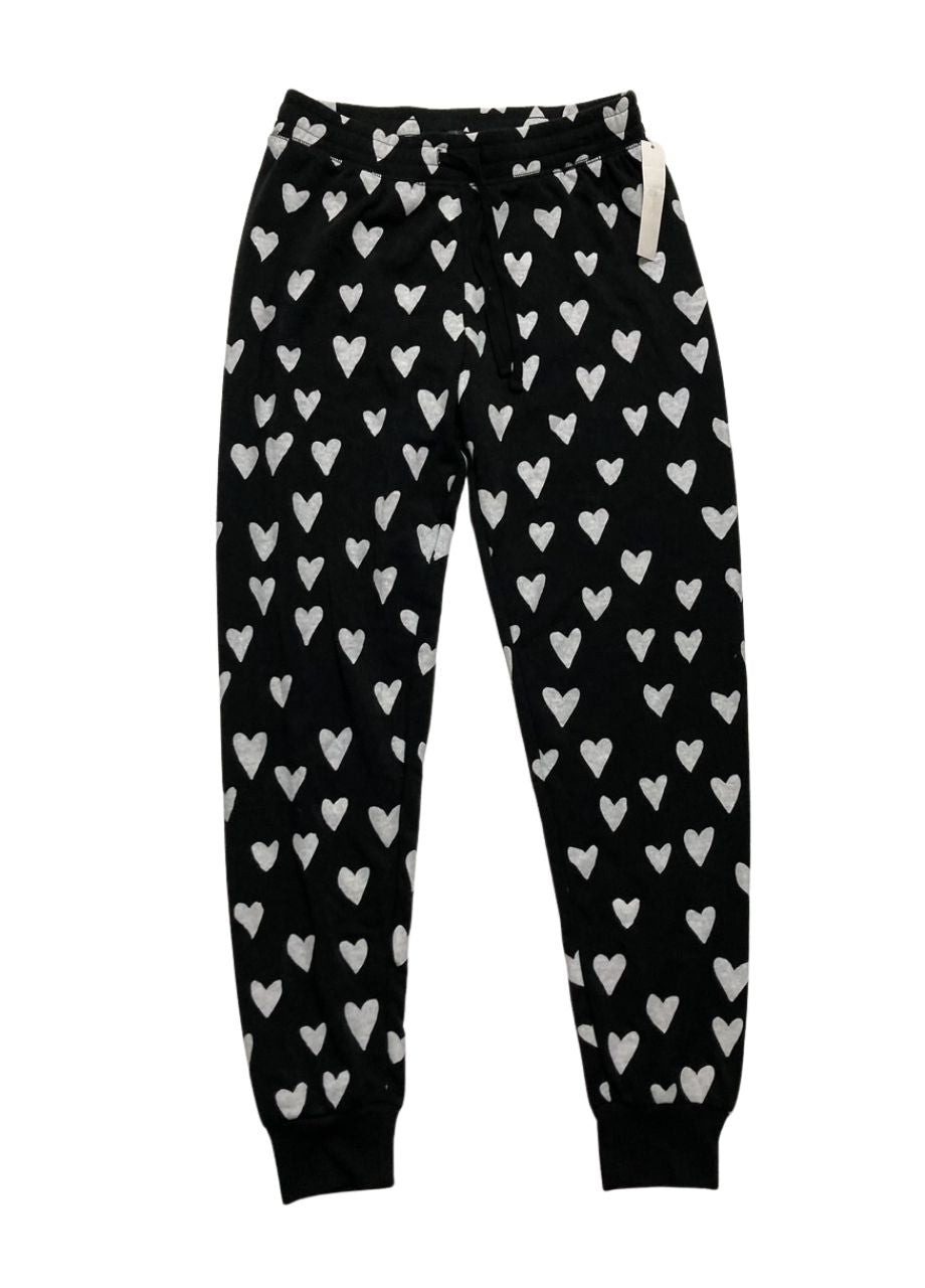 AQUA Fleece Jogger Lounge Pants BLACK S