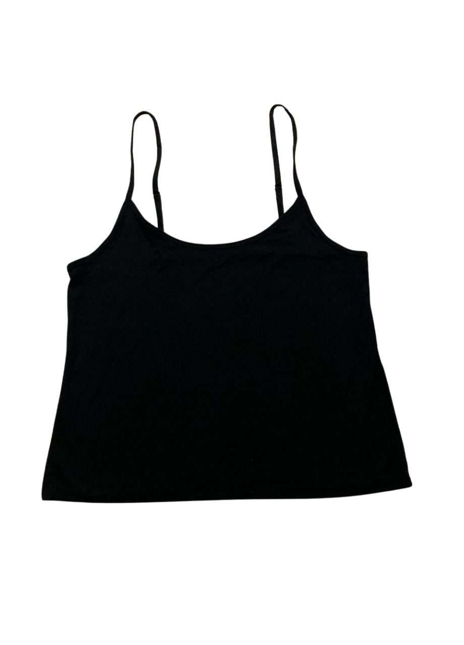 STATE OF DAY 2-Piece. Fluid-Knit Pajama Top BLACK L