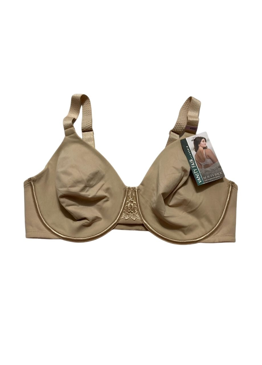 VANITY FAIR Beauty Back Smoothing Minimizer Bra DAMASK NEUTRAL 40D