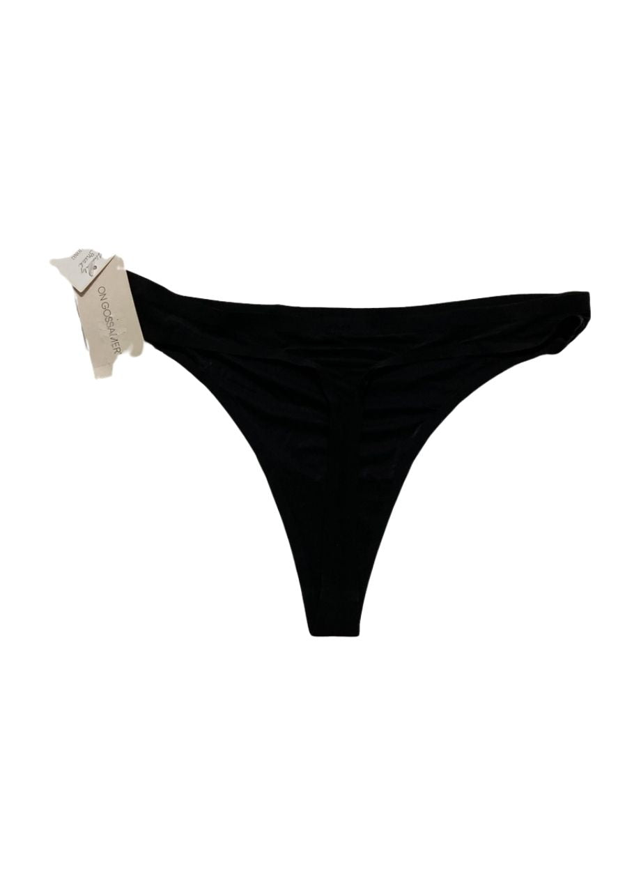 ONGOSSAMER Heavenly Stretch Thong BLACK S