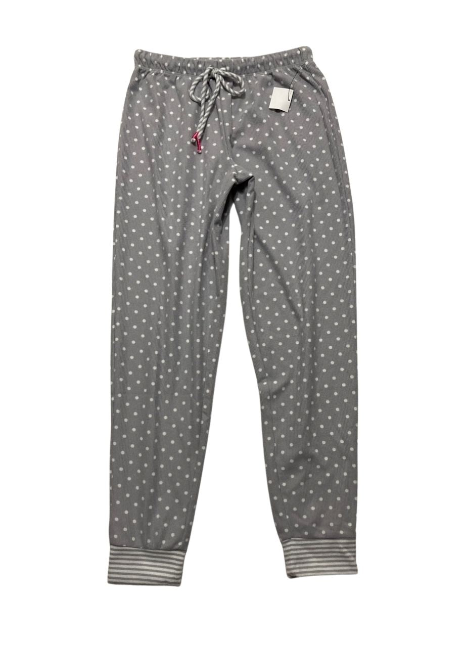 CUDDL DUDS Brushed Mini Waffle Thermal Long Sleeve with Jogger Pajama Set GRAY S