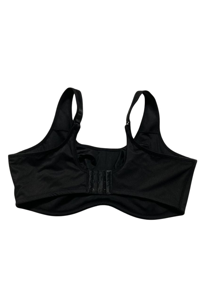 NWD WACOAL Simone Sport Unlined Full Coverage Underwire Sports Bra BLACK 42DD
