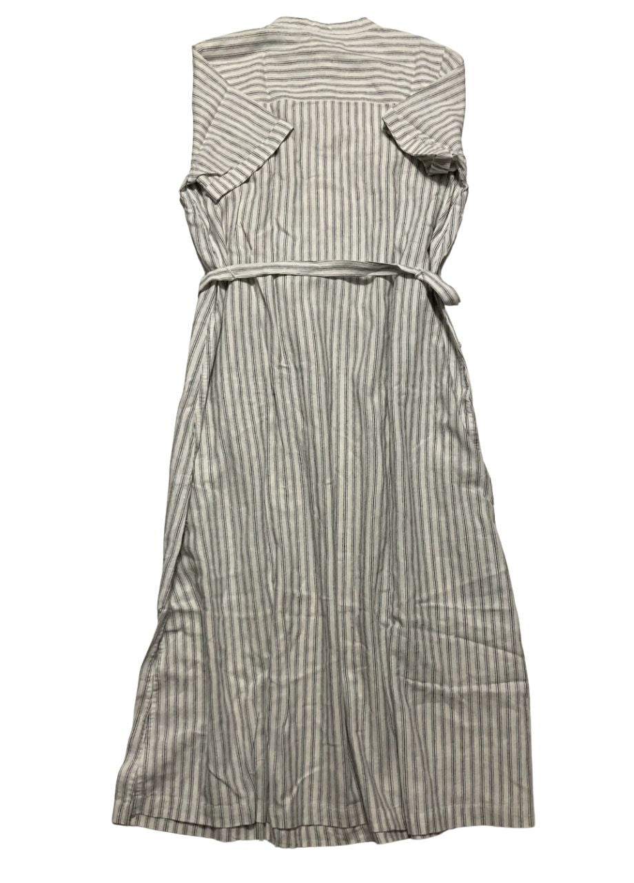 BANANA REPUBLIC Linen-Blend Midi Shirtdress MULTICOLOR M