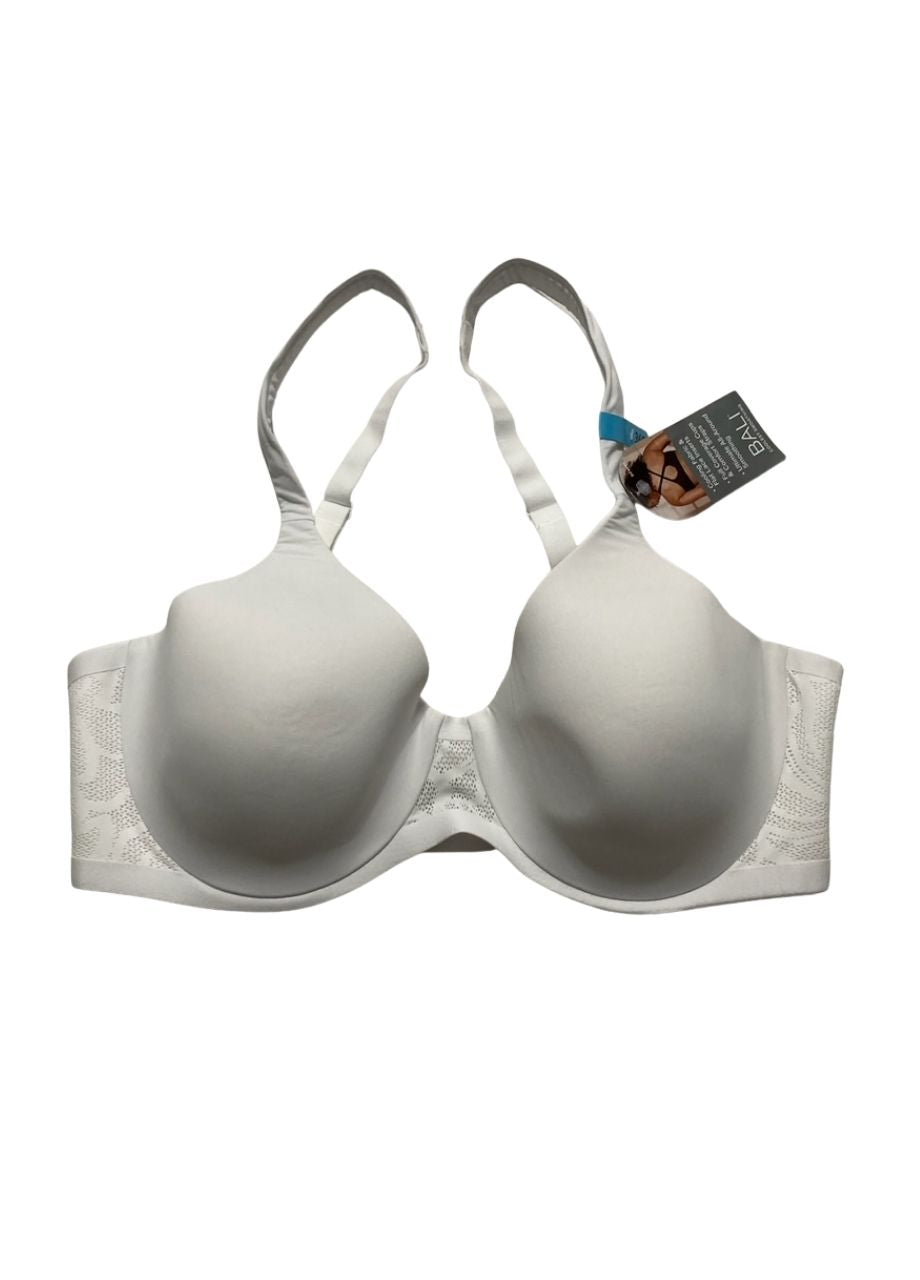 BALI Underwire Lace Bra, Our Coolest Smoothing T-Shirt WHITE 36C