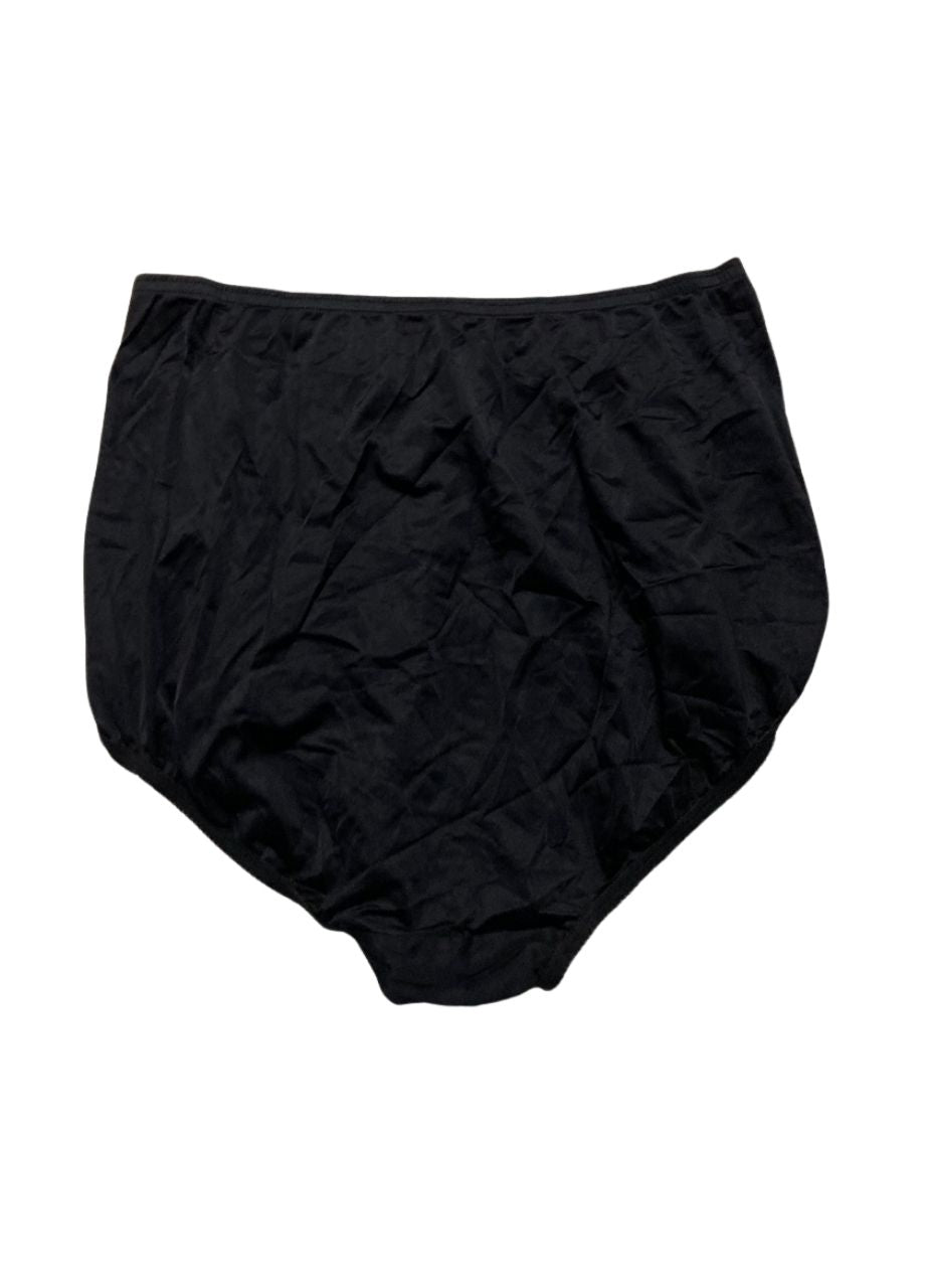 VANITY FAIR High Waisted Underwear BLACK L
