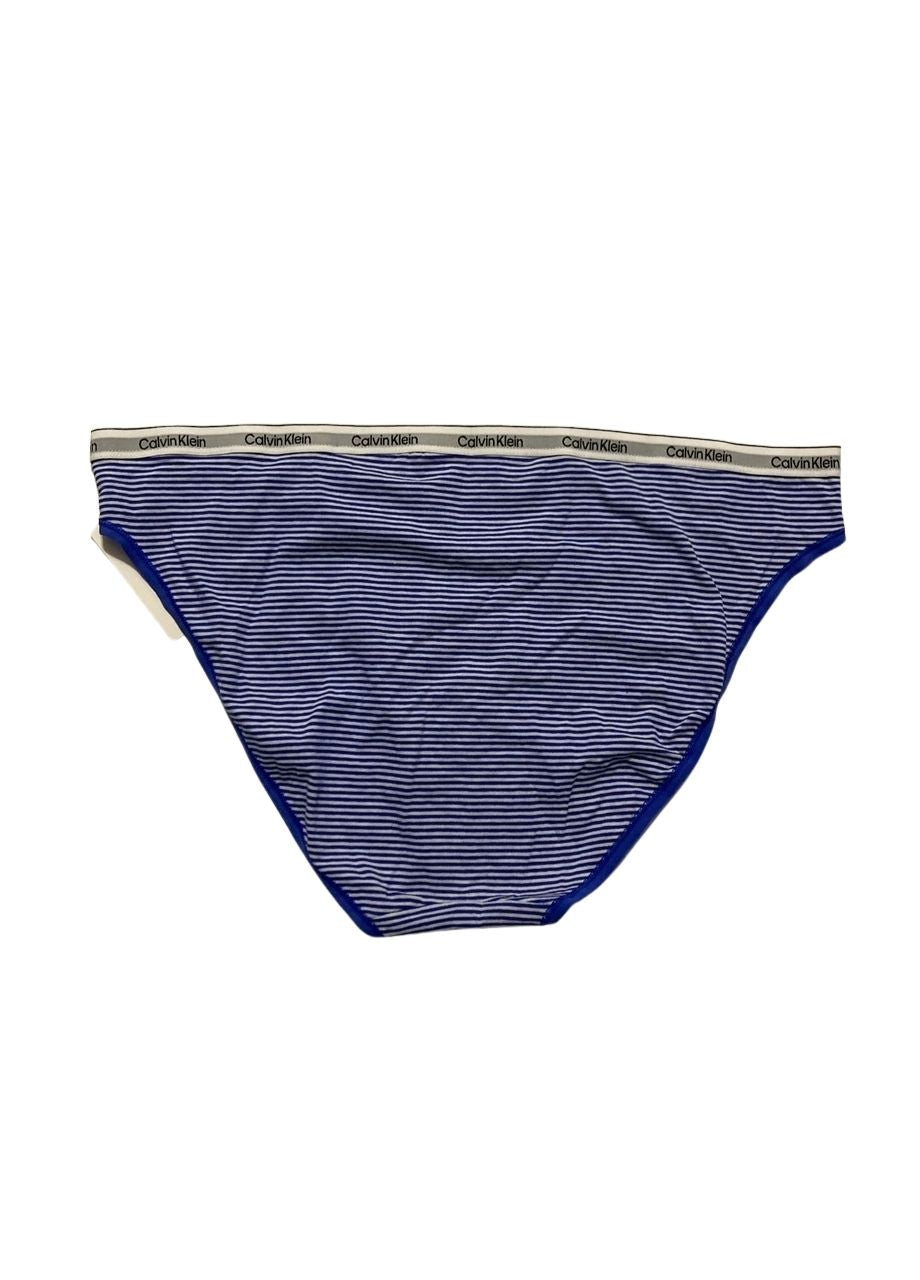 CALVIN KLEIN Icon Logo Bikini Briefs BLUE XL