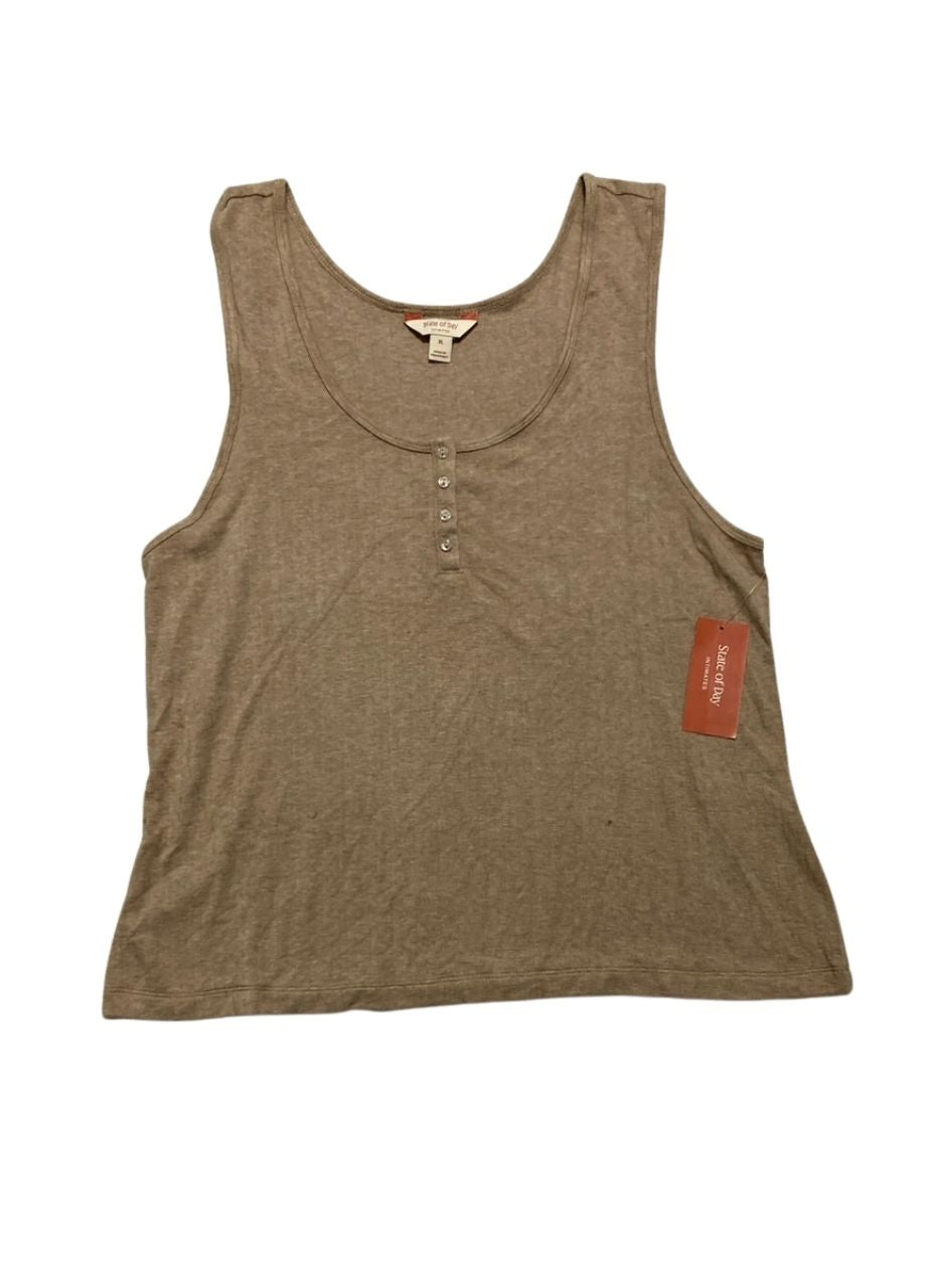 STATE OF DAY Pajam set PEANUT HEATHER XL