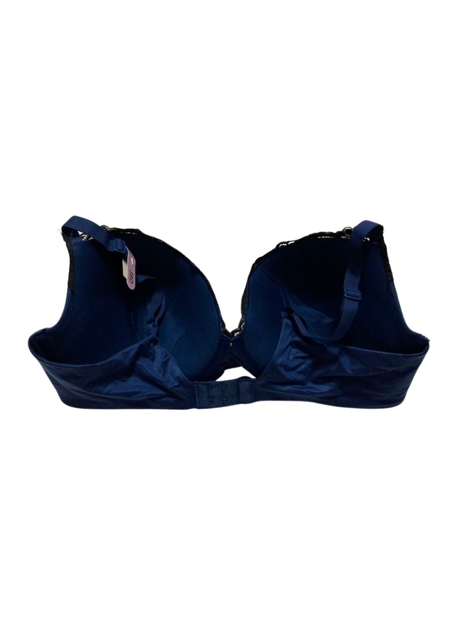 MAIDENFORM Push-Up Bra with Microfiber NAVY ECLIPSE 38D