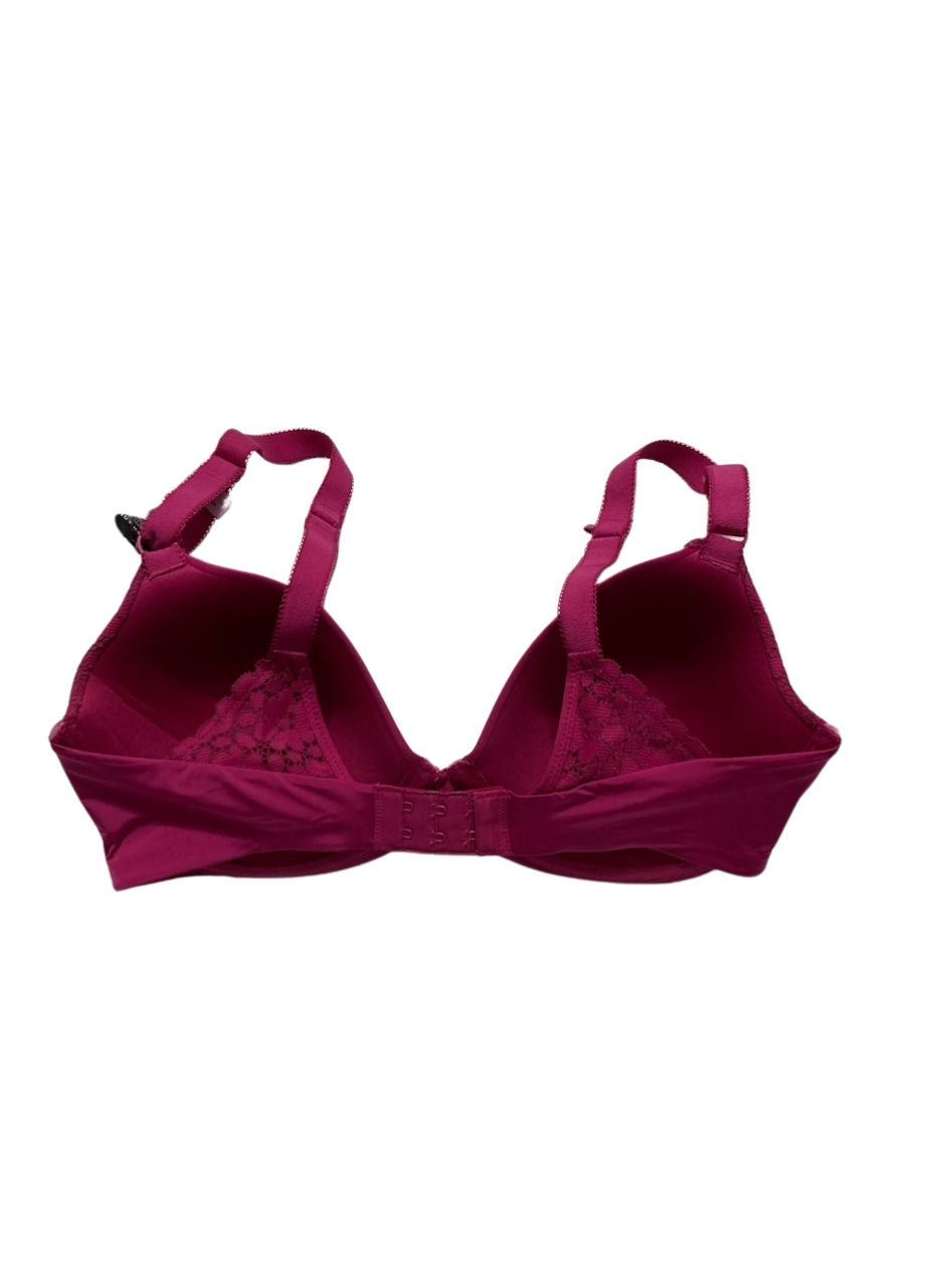MAIDENFORM One Fabulous Fit 2.0 Tailored Demi T-Shirt Bra FRESH BERRY 34D