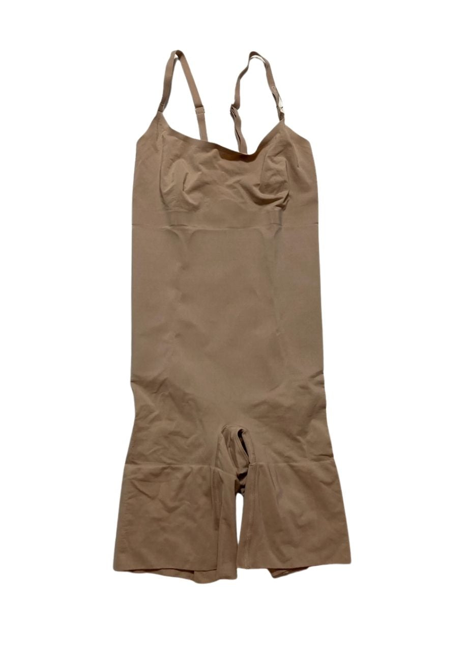 CALVIN KLEIN Shapwear Secure Sculpt Mid-Thigh Bodysuit CEDAR S