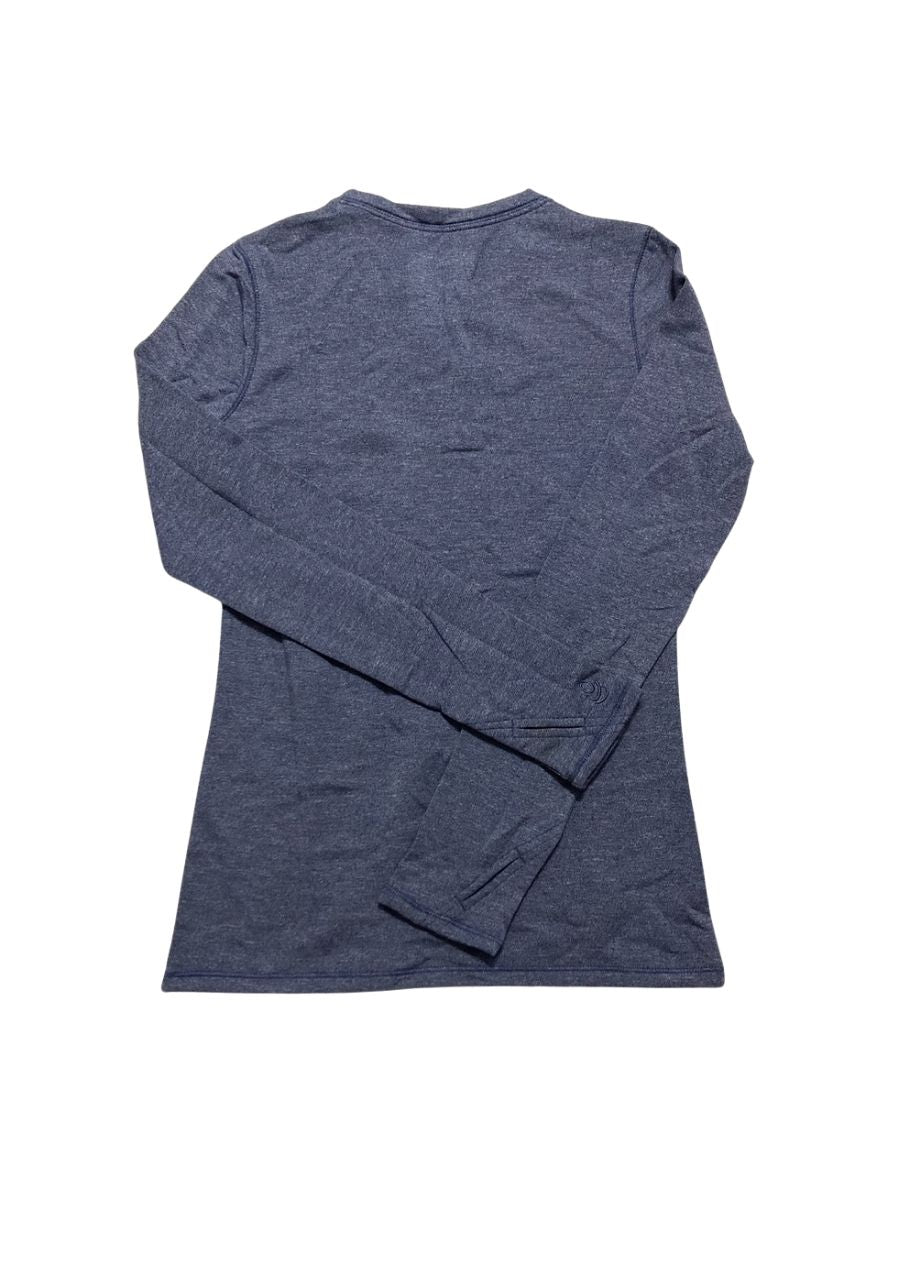 CUDDL DUDS Ultra Cozy Long Sleeve Crew TWILIGHT BLUE XS