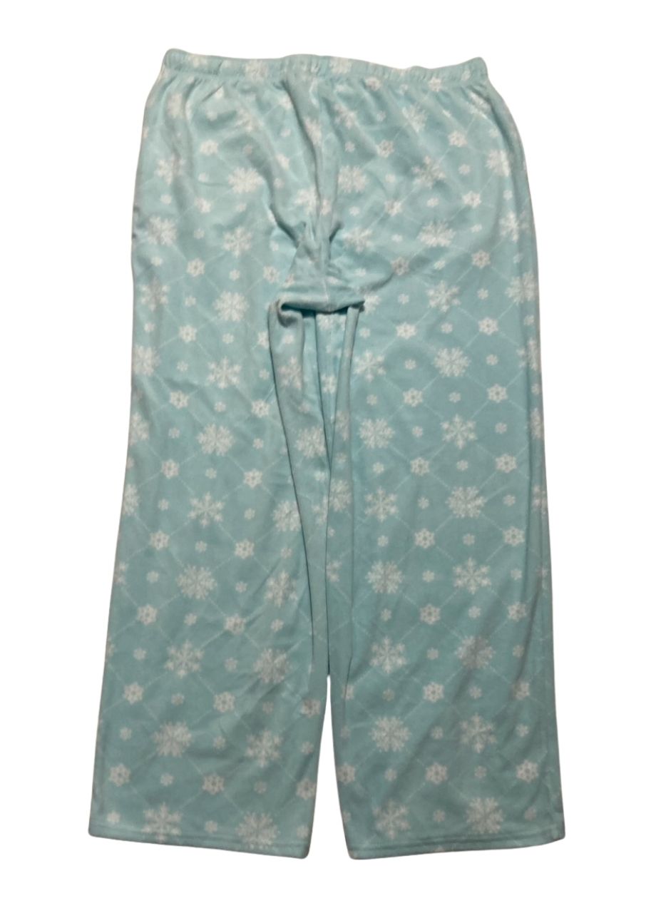 CHARTER CLUBSnowflake Dreams Plush PJ Pants LIGHT BLUE XL