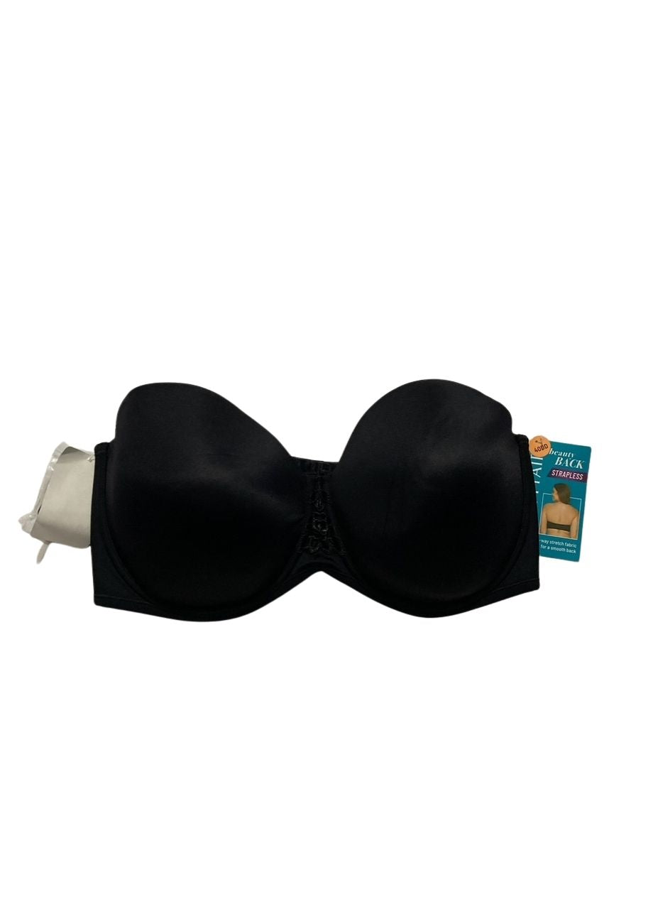 VANITY FAIR Beauty Back Smoothing Strapless MIDNIGHT BLACK 40DD