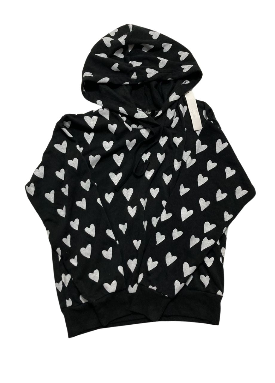 AQUA Fleece Lounge Hoodie BLACK S