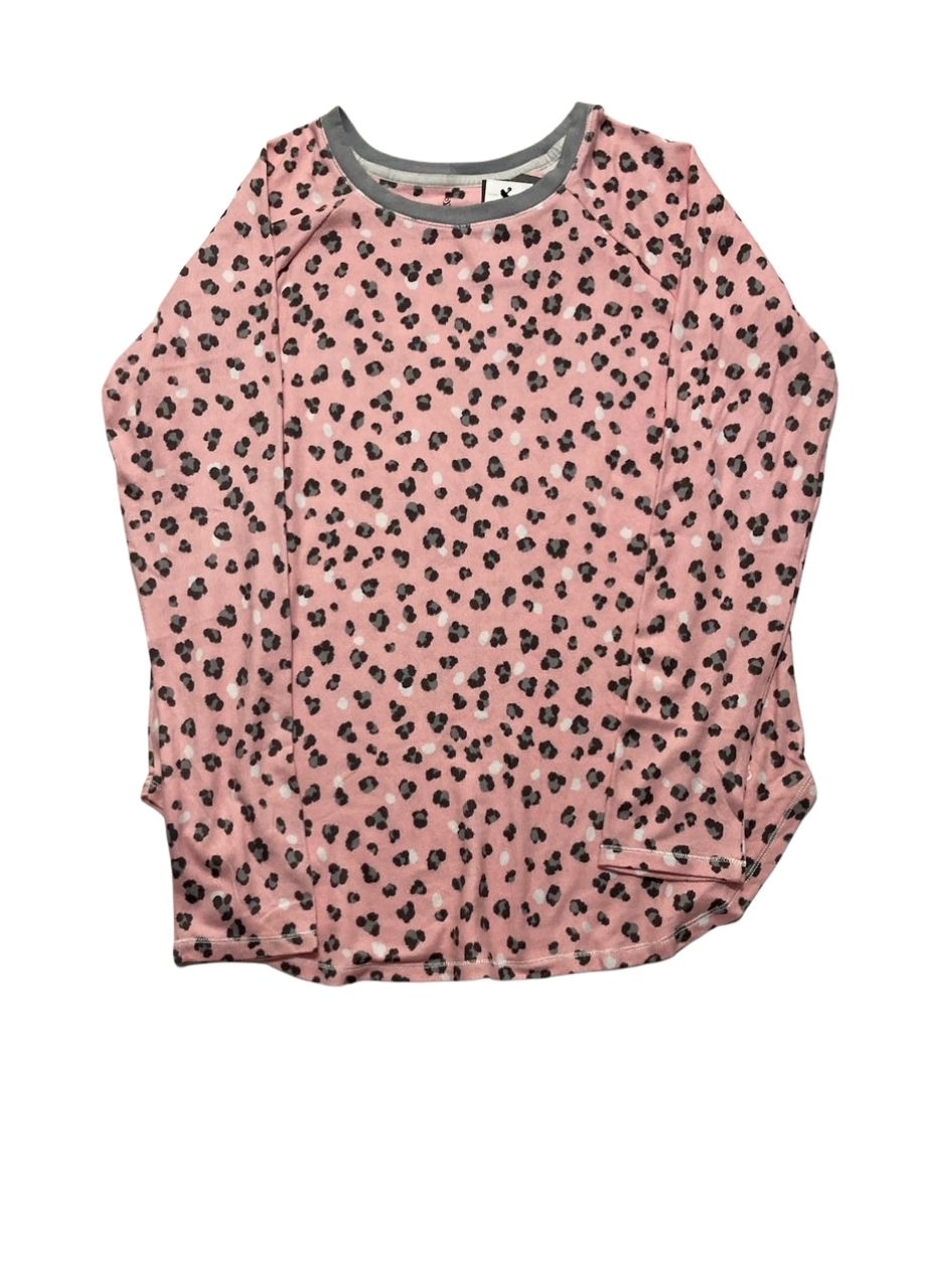 CUDDL DUDS Brushed Sweater Knit Long Sleeve Pajama Set PINK