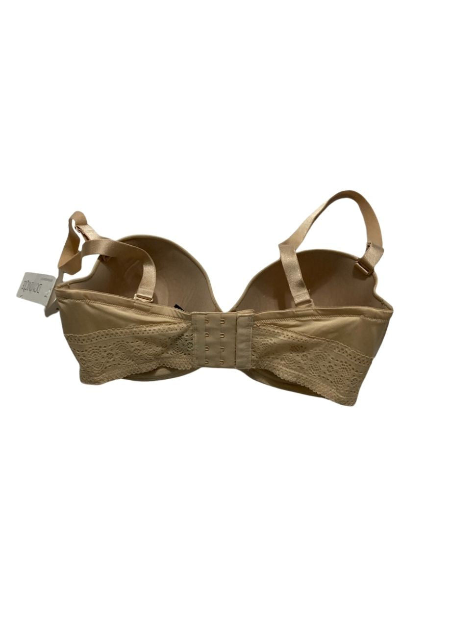 NWD DOMINIQUE Tessa Lace Strapless Bra LATTE 34F