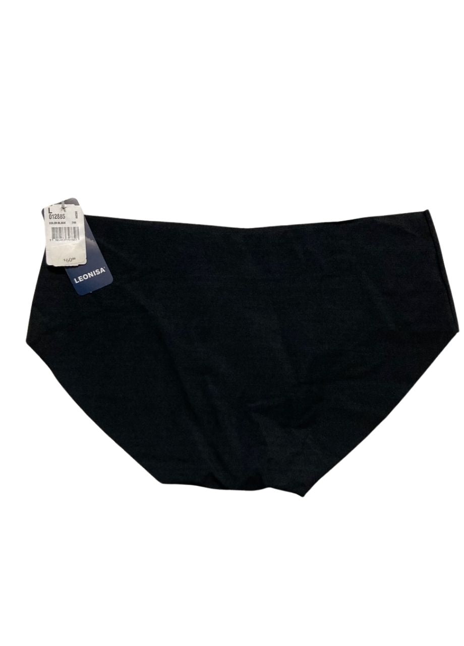 LEONISA Seamless Hipster Panties BLACK L