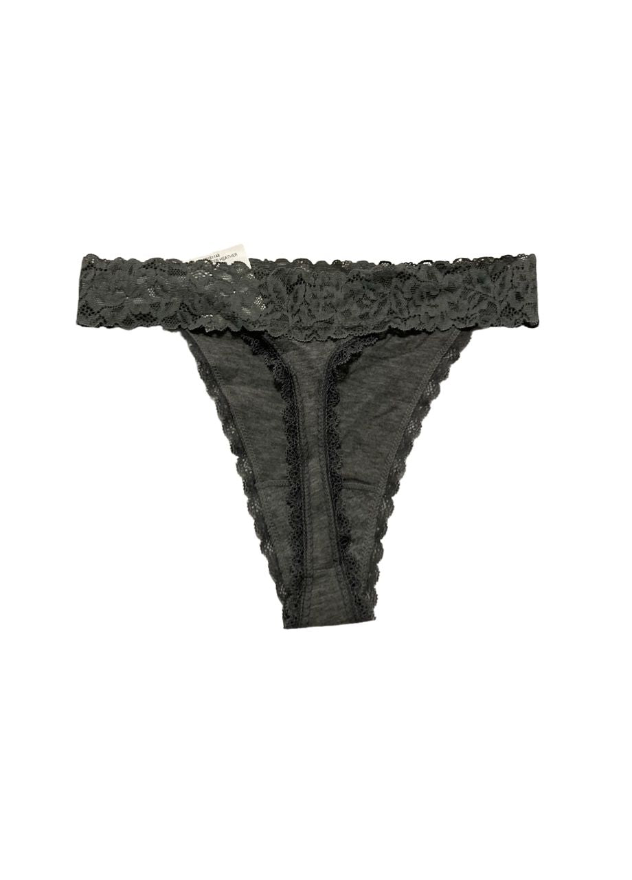 STATE OF DAY Lace panites PEWTER HEATHER XS