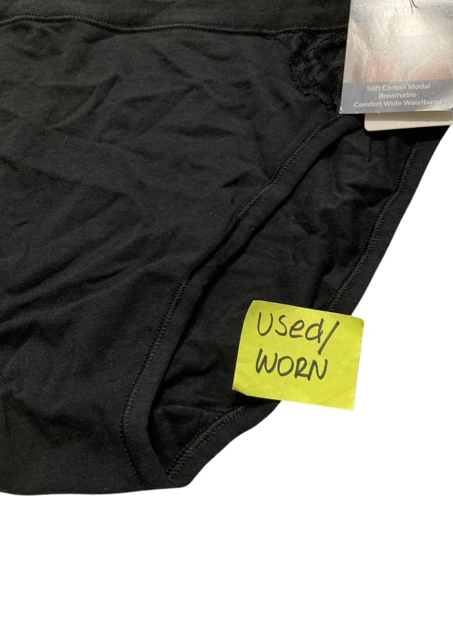 NWD BALI Cotton Modal Hi-Cut Panty BLACK XL