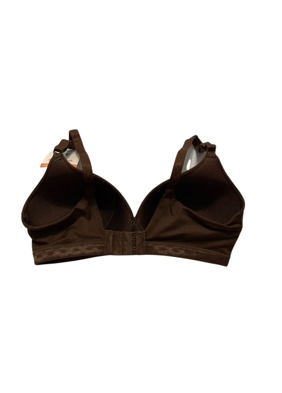 WARNER'S Super Soft Wireless Lightly Lined Comfort Bra MAHOGANY 34C