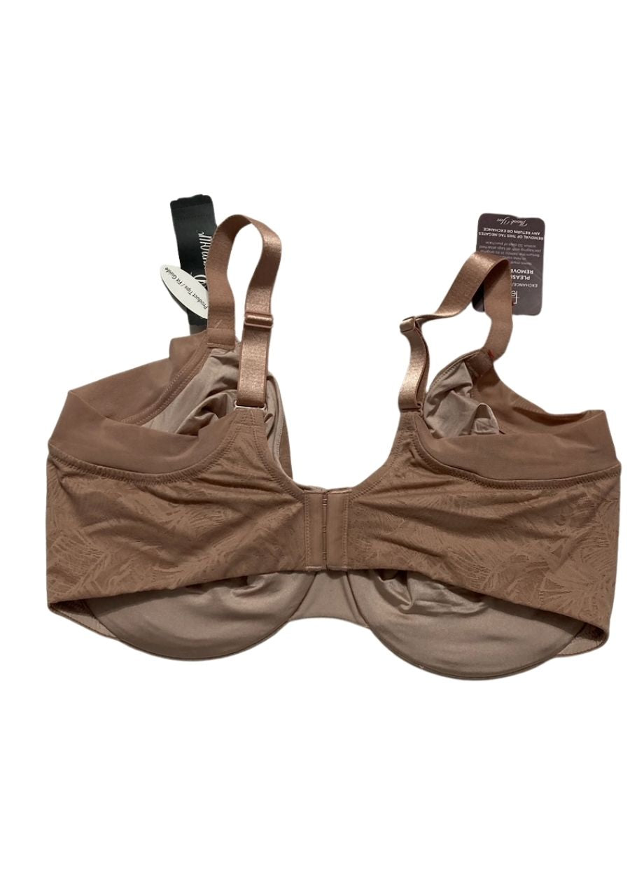 FELINA Jessamine Unlined Side Smoothing Minimizer Bra ROSE TAN 42G