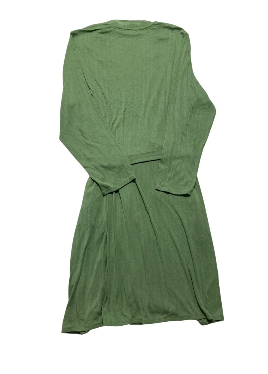 STATE OF DAY Robe Shawl Collar GREEN 2XL