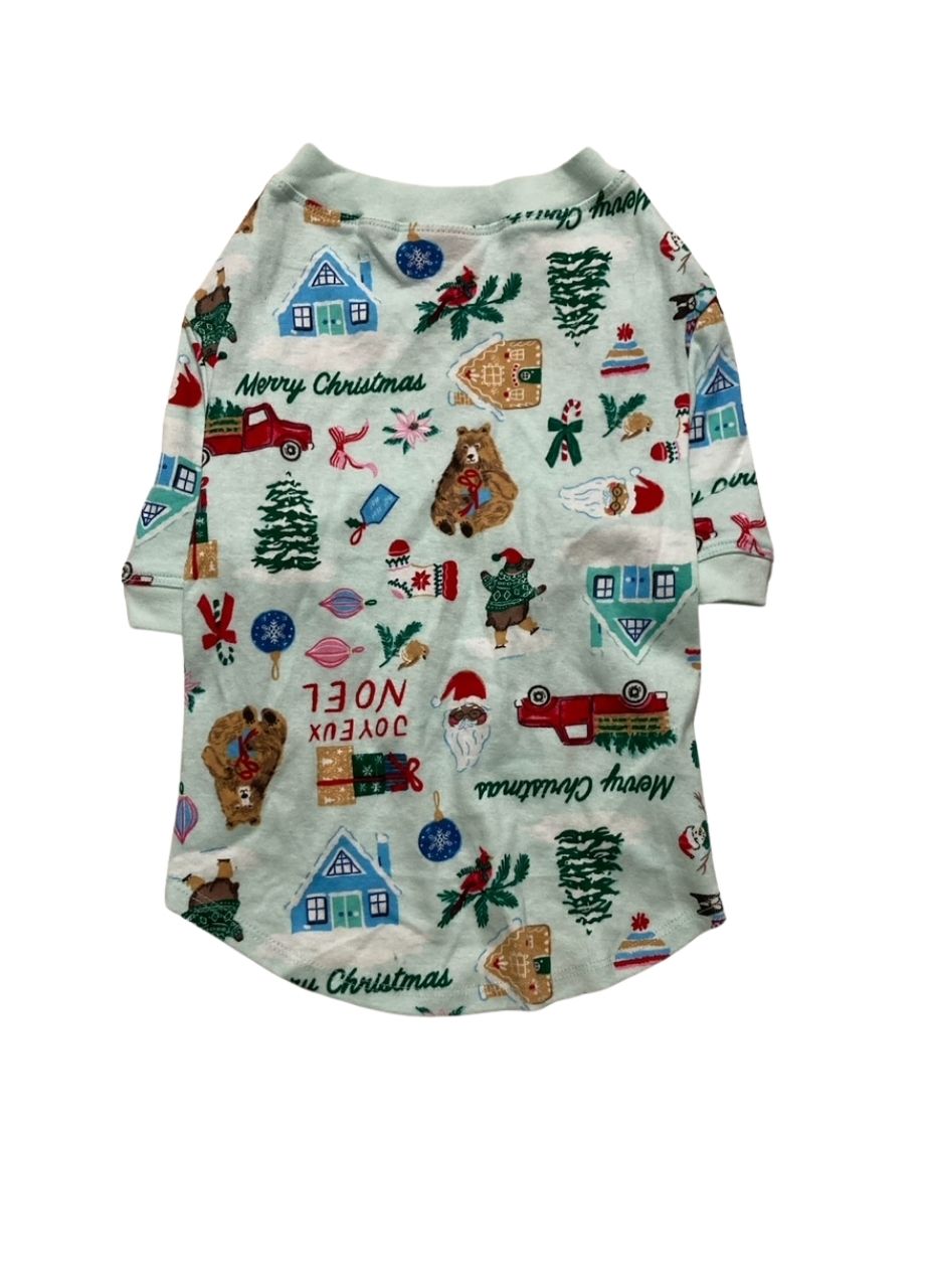 HOLIDAY LANE Pet Pajamas BLUE M