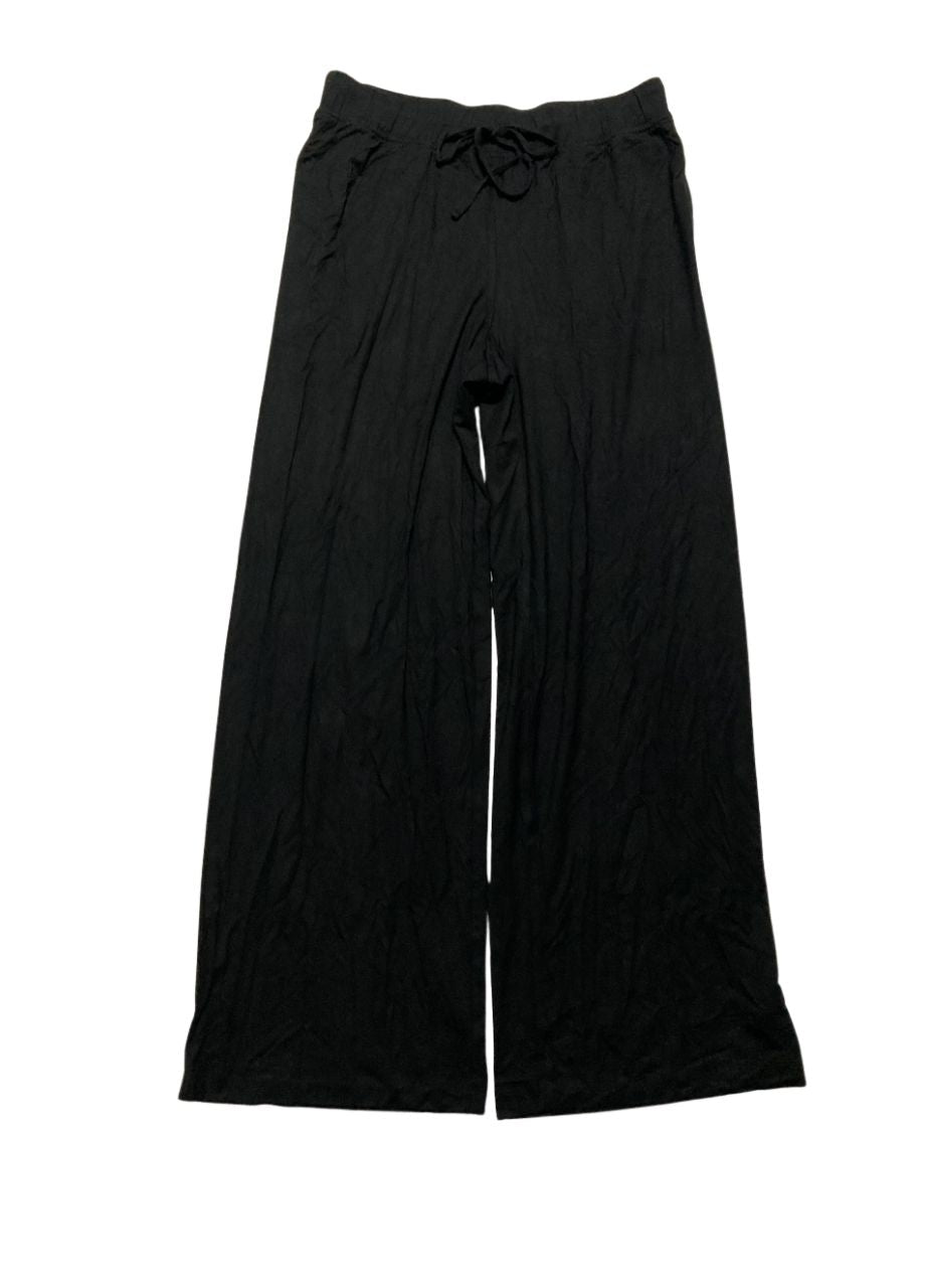 STATE OF DAY 3-Piece. Fluid-Knit Pajama Set BLACK XS