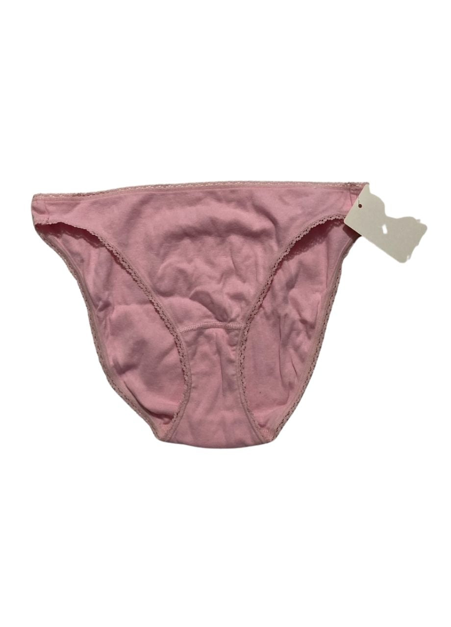 CHARTER CLUB Everyday Cotton Bikini Underwear ROSE L