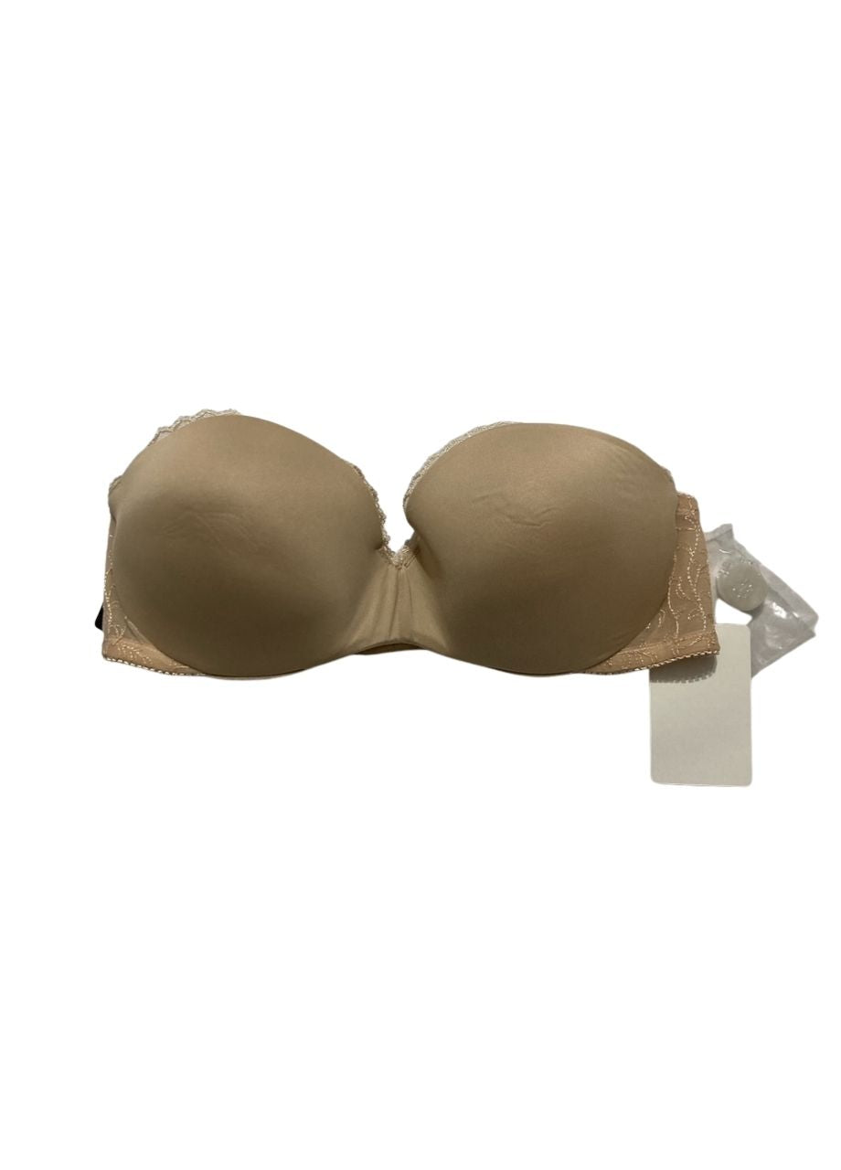 VANITY FAIR Gel Touch Padded Strapless Push Up Bra BEIGE 34C