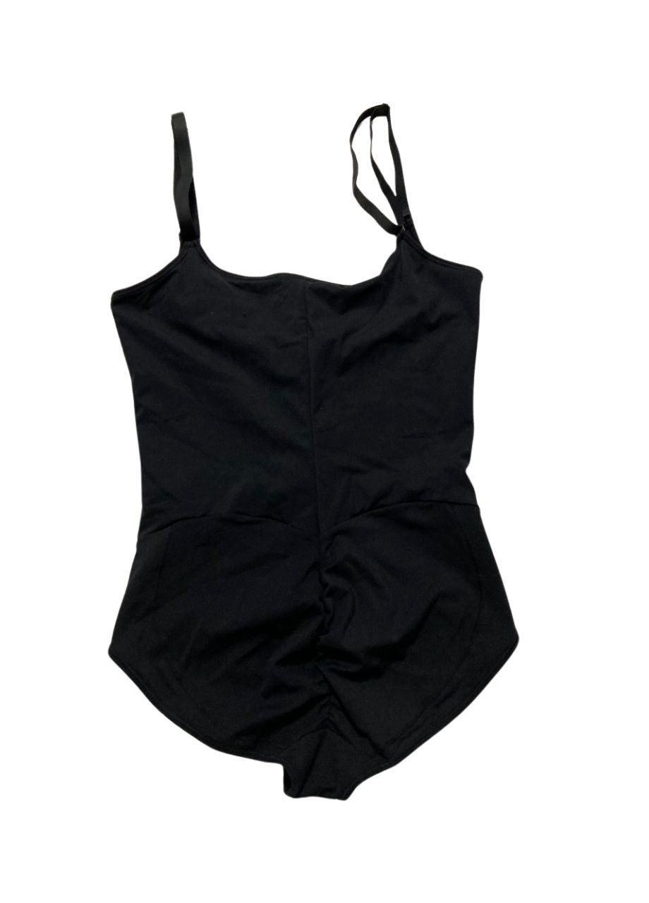 LEONISA Sculpting Butt Lifting Body Shaper with Front Hook BLACK 2XL
