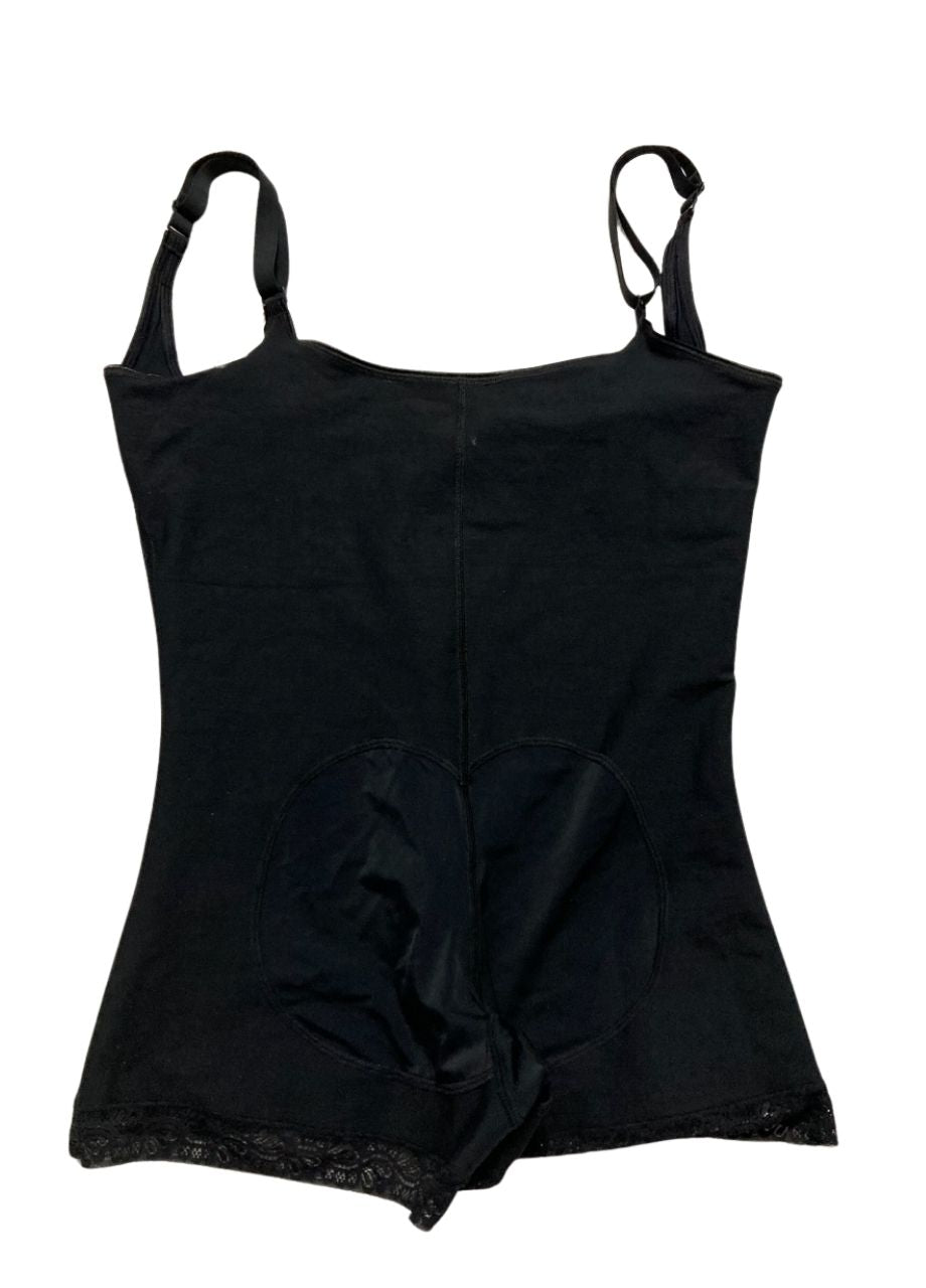 LEONISA Shapewear Bodysuit with Boyshort Bottom BLACK 4XL