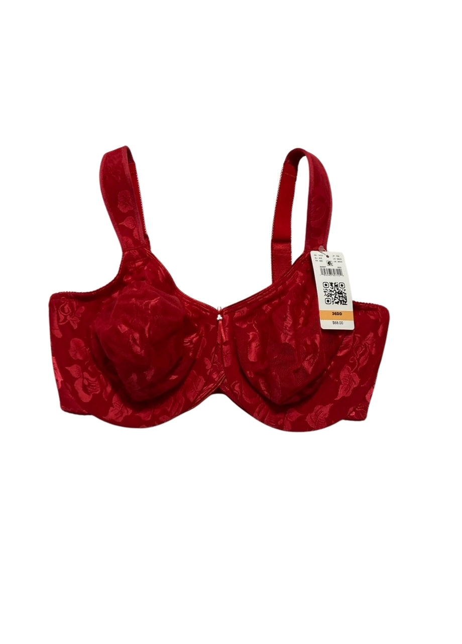 WACOAL Awareness Unlined Underwire Full Coverage Bra RED 36DD