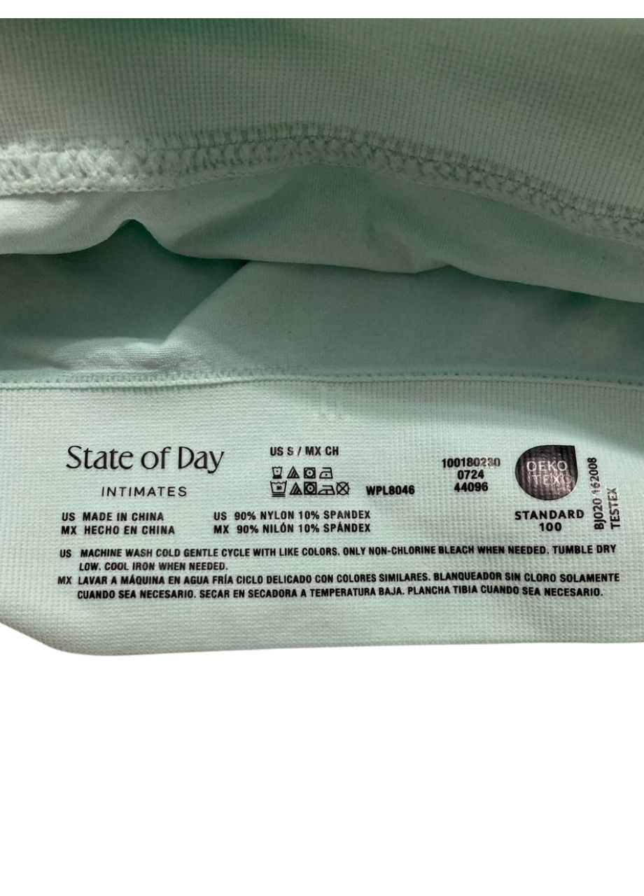 NWD STATE OF DAY Seamless Bralette GREEN MINT S
