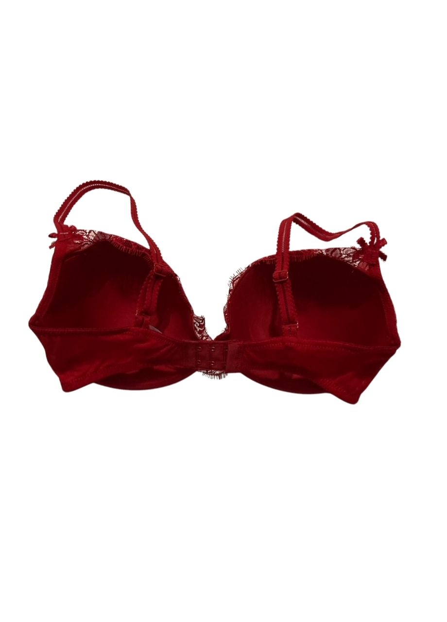 B.TEMPT´D Lace Demi Contour Underwire Bra RED 34DDD