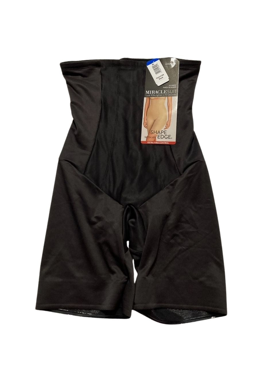 MIRACLESUIT Shapeware High Waist Long Leg Thigh Slimmer BLACK XL