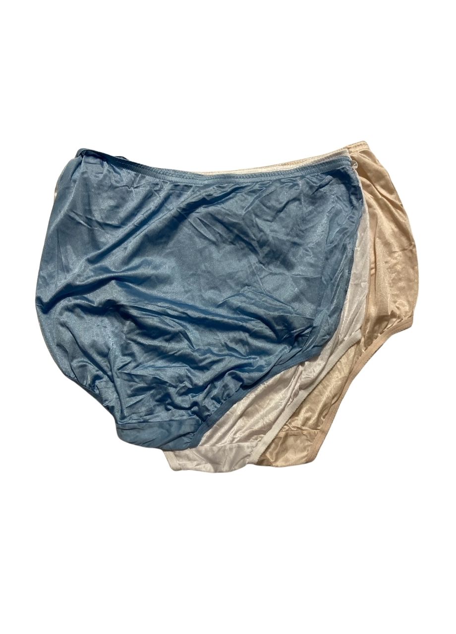 VANITY FAIR Perfectly Yours Lace Nouveau Full Brief Panties Pack 3 ASSORTED L