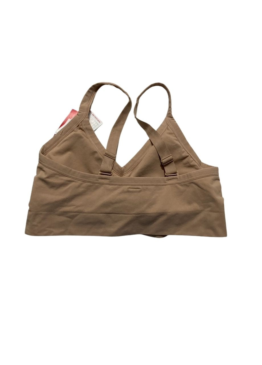SPANX EcoCare Seamless Shaping Longline Bralette TOASTED OATMEAL XL