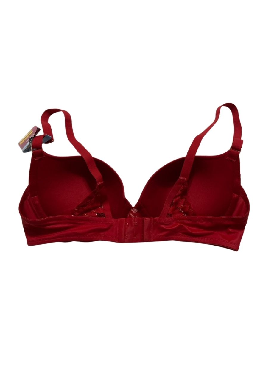 MAIDENFORM Push Up & In Underwire Bra RED ROSE GOLD 36C